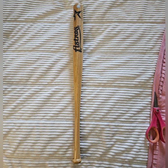 Houston Astros Wooden Mini Baseball Bat - Picture 5 of 5